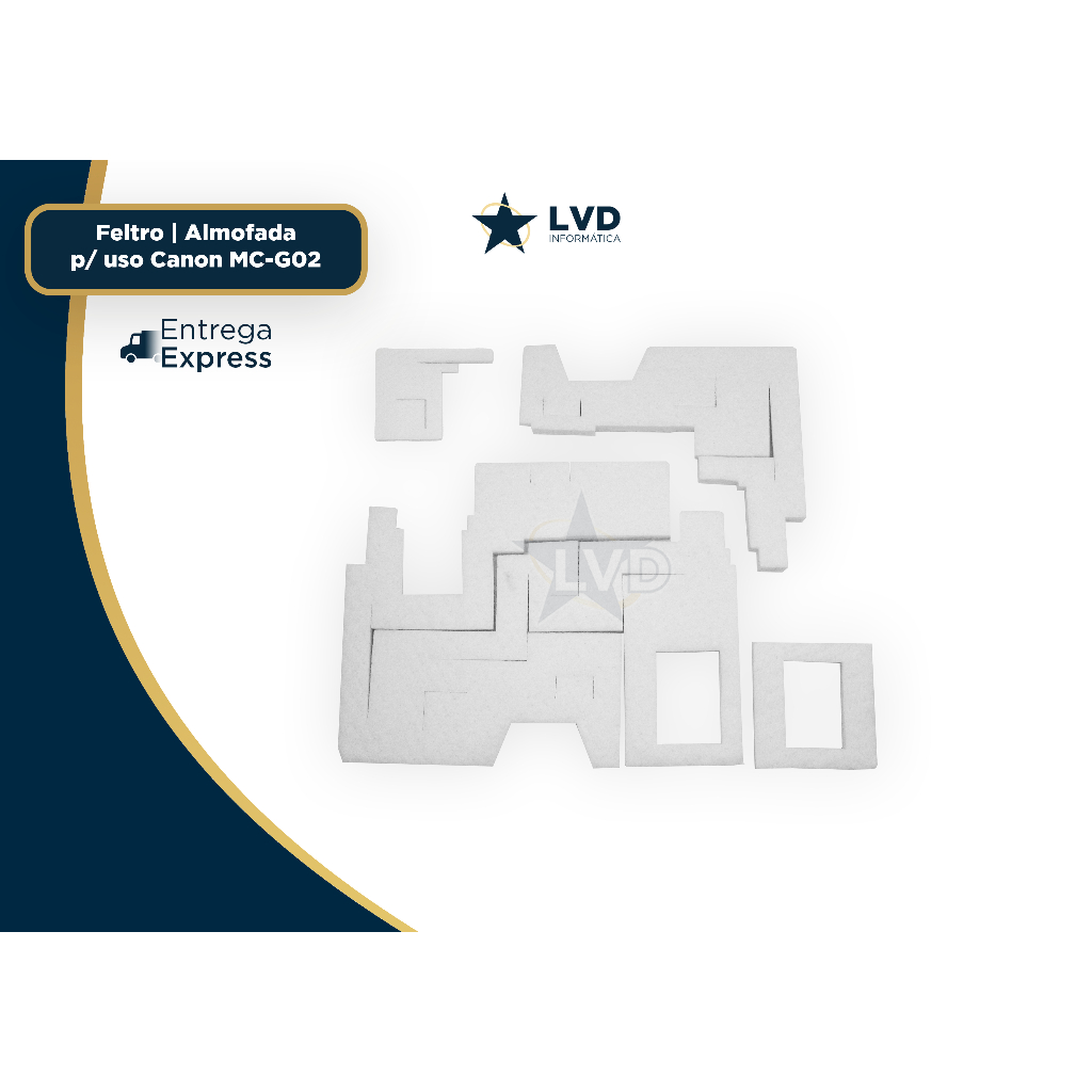Almofada Esponja Feltro Mc-g02 G2160 G3160 (Envio Rápido)