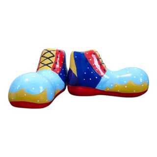 SAPATO PALHAÇO EM CERAMICA PARA DECORÇÃO DE FESTA TEMA CIRCO. em Oferta na Shopee