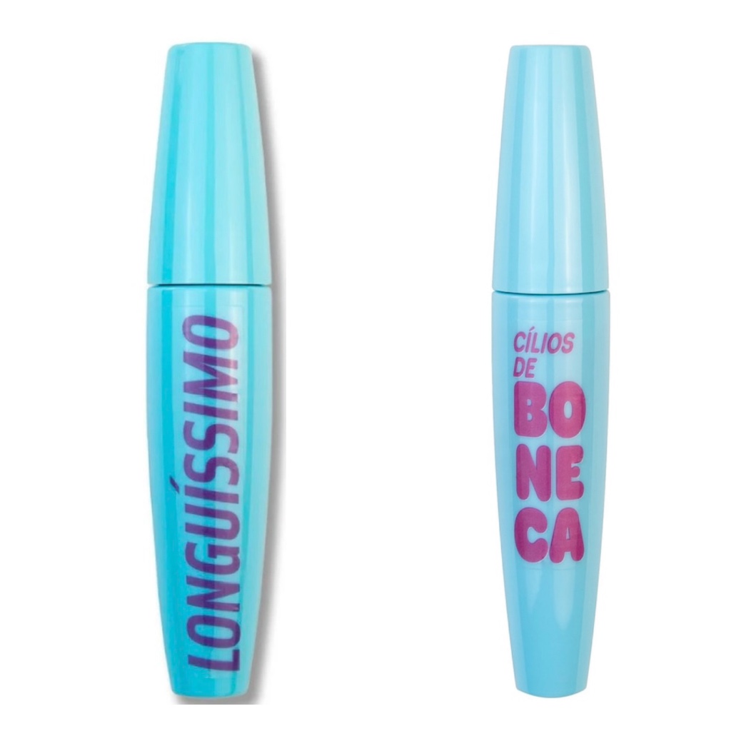 Kit Longuíssimo Máscara De Cílios Efeito Leque Ana Hickmann +  Cílios De Boneca Máscara De Cílios Ana Hickmann  10 ml