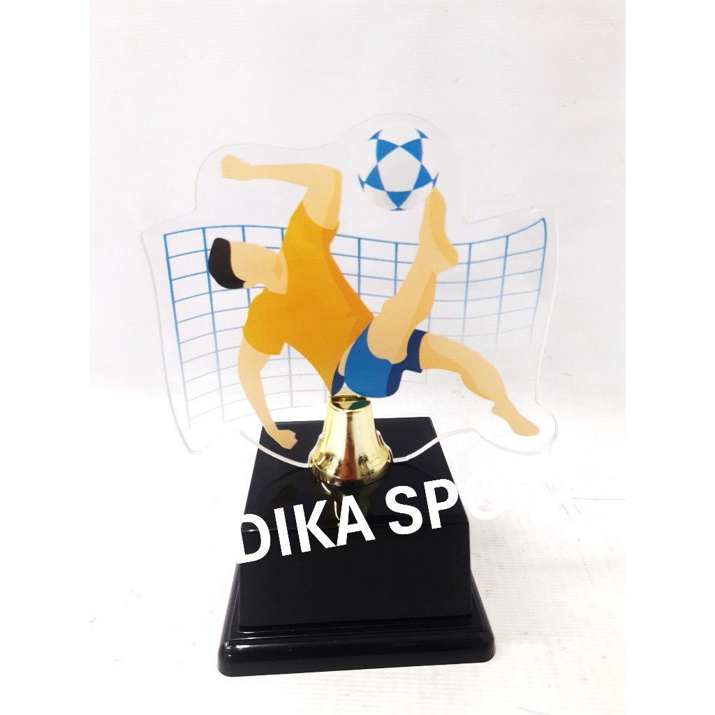 Troféu Futevolei Jogador 16cm BV4 Acrílico Tinta Resistente {Personalizo} Bola Praia Futebol Mikasa