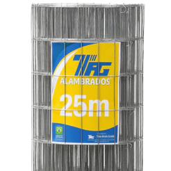 TELA SOLDADA TAG MALHA 5x10cm FIO 1,90mm RL 25X1,5m