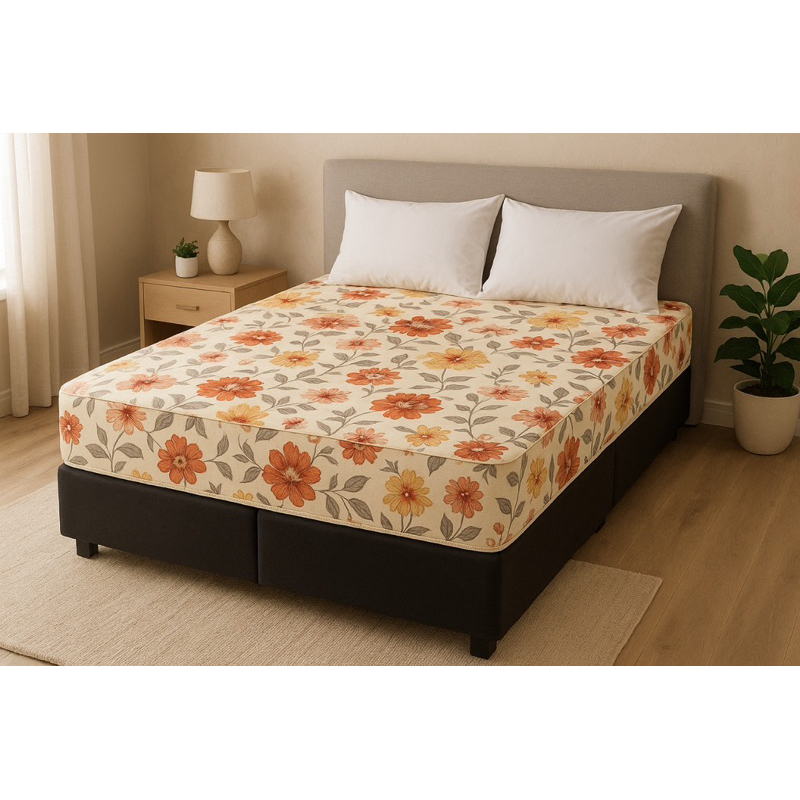 Capa De Colchão Casal Com Ziper 100%Poliester  Lua Enxovais