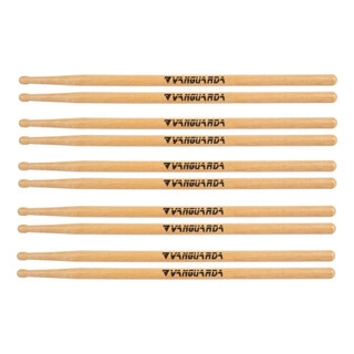 Kit 5 Pares Baqueta Spanking Vanguarda Repique Ponta Oliva