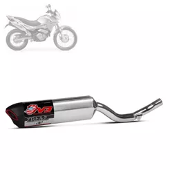 Ponteira Escapamento Escape Pro Tork V3 Moto Nx 400 Falcon 2000 2001 2002 2003 2004 2005