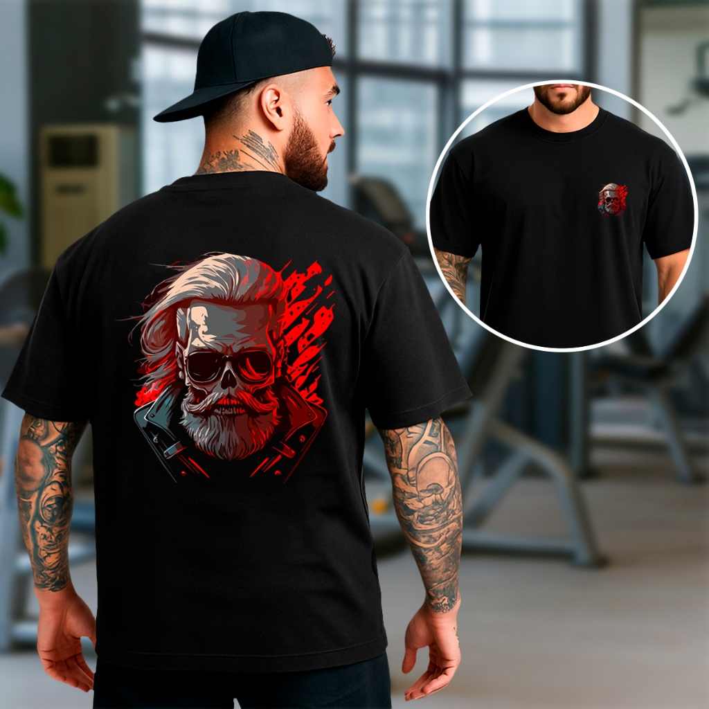 Camiseta Oversized Ou Modelo Básico 100% Algodão Malha Premium Estampada Diversas Cores