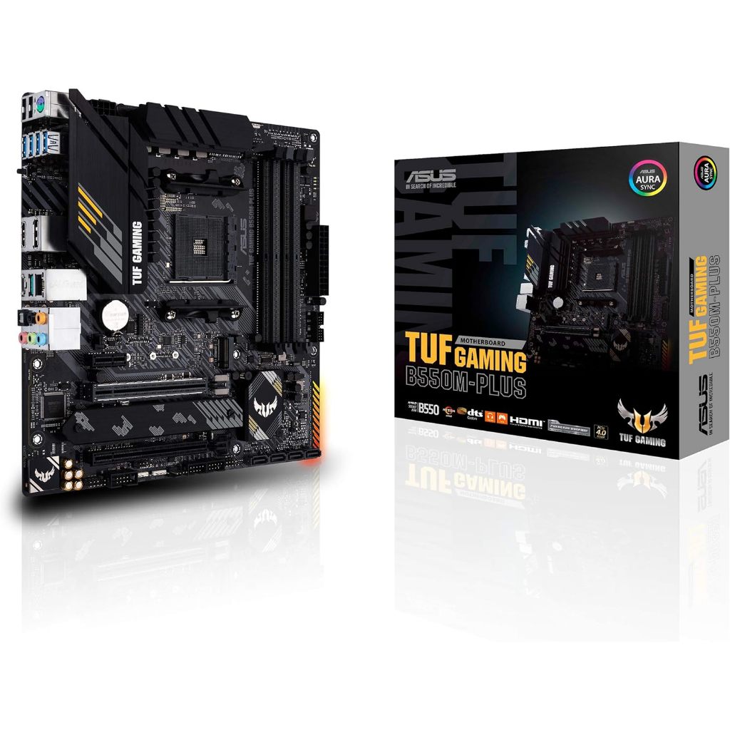 Placa-mãe Asus P/amd Am4 B550m-plus Tuf Gaming 4xddr4 Matx em Oferta na Shopee