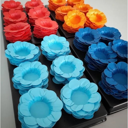 Forminhas de Papel Daisy Margarida para Doces e Festas