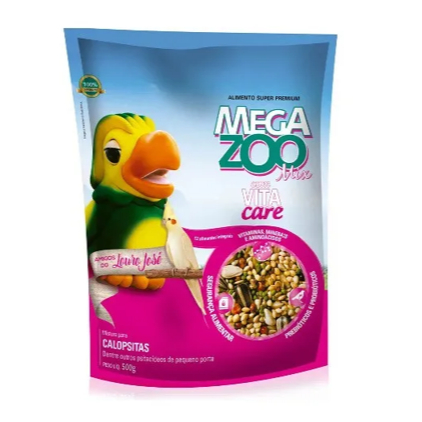 Ração Mix P/ Calopsitas Amigos Do Louro Jose 500g Megazoo em Oferta na Shopee