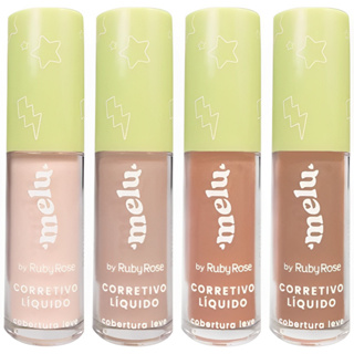 Corretivo Líquido Cobertura Leve Melu by Ruby Rose Pele Efeito aveludado em Oferta na Shopee