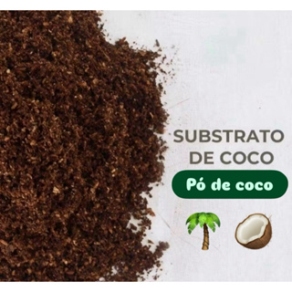 Pó de coco Plantio Germinação Cultivo Jardinagem orquídeas hotaliças flores hidropônicos árvores em Oferta na Shopee