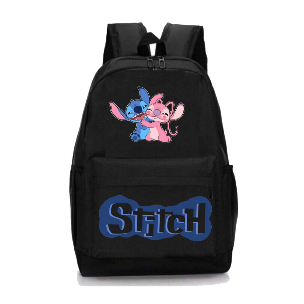 Mochila Escolar Feminina Stitch Trabalho Faculdade Reforçada