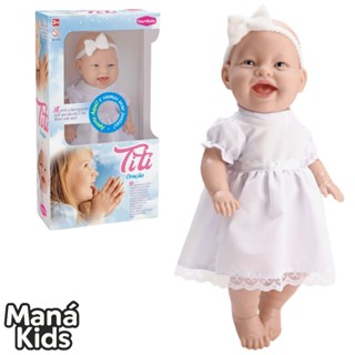 BONECA TITI ORAÇÃO  BAMBOLA em Oferta na Shopee