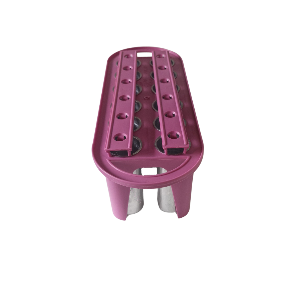 Picoleteira De Alumínio Rosa Para 12 Picolés Gallizzi