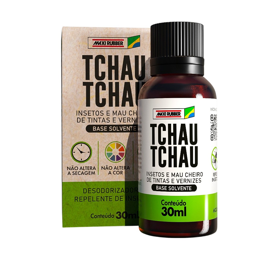 Tchau Tchau 30ml Elimina Odor E Insetos Da Tinta Pintura Maxi Rubber