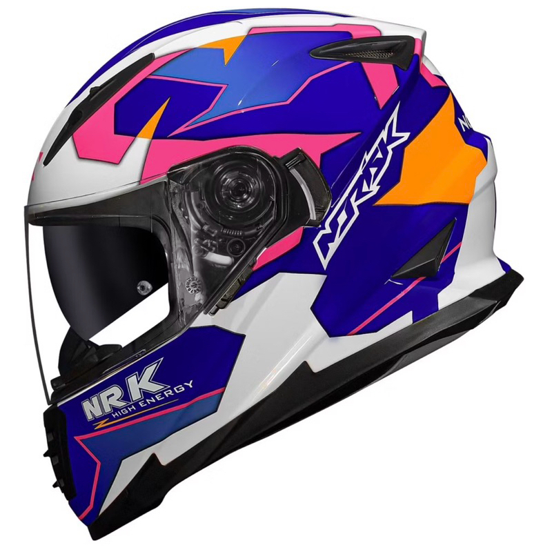 Capacete Feminino Norisk Ff302 Soul District Lilás E Laranja