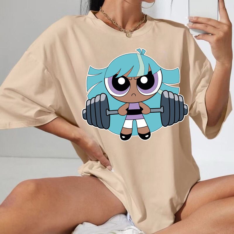 camiseta feminina Estrelinha personagem as meninas super poderosas feita em algodão