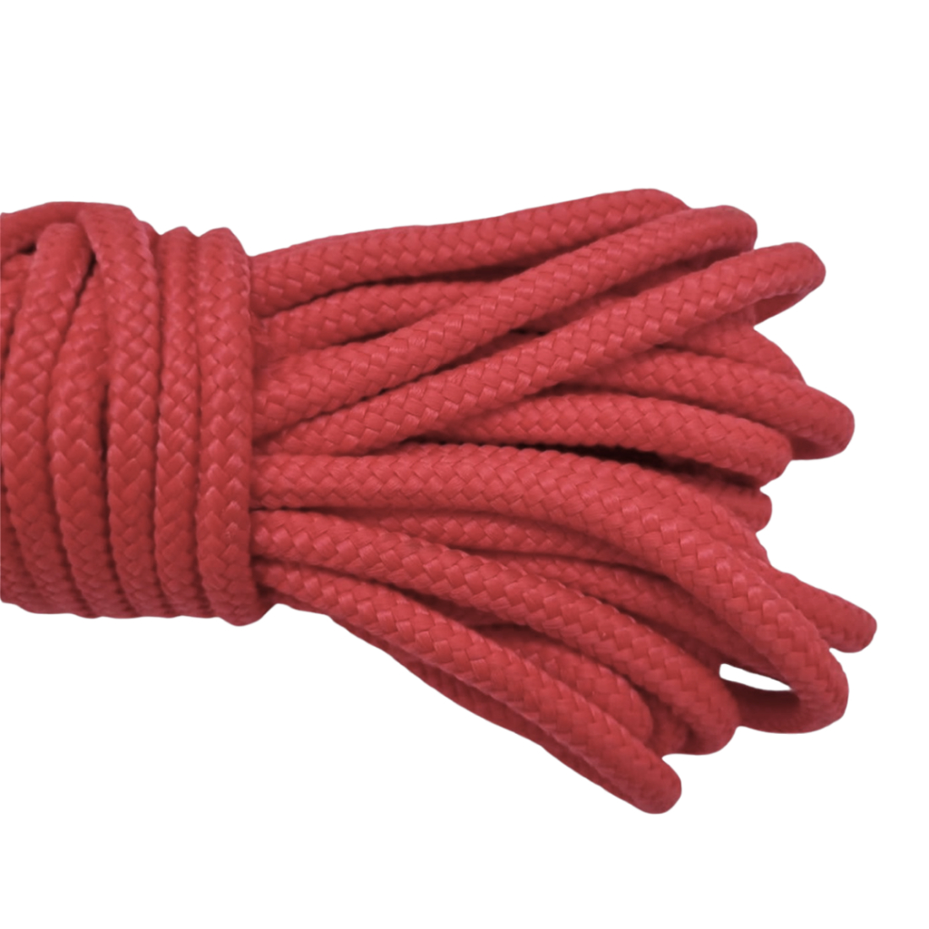 Corda De Polipropileno Vermelha 10mm - 6 Metros em Oferta na Shopee