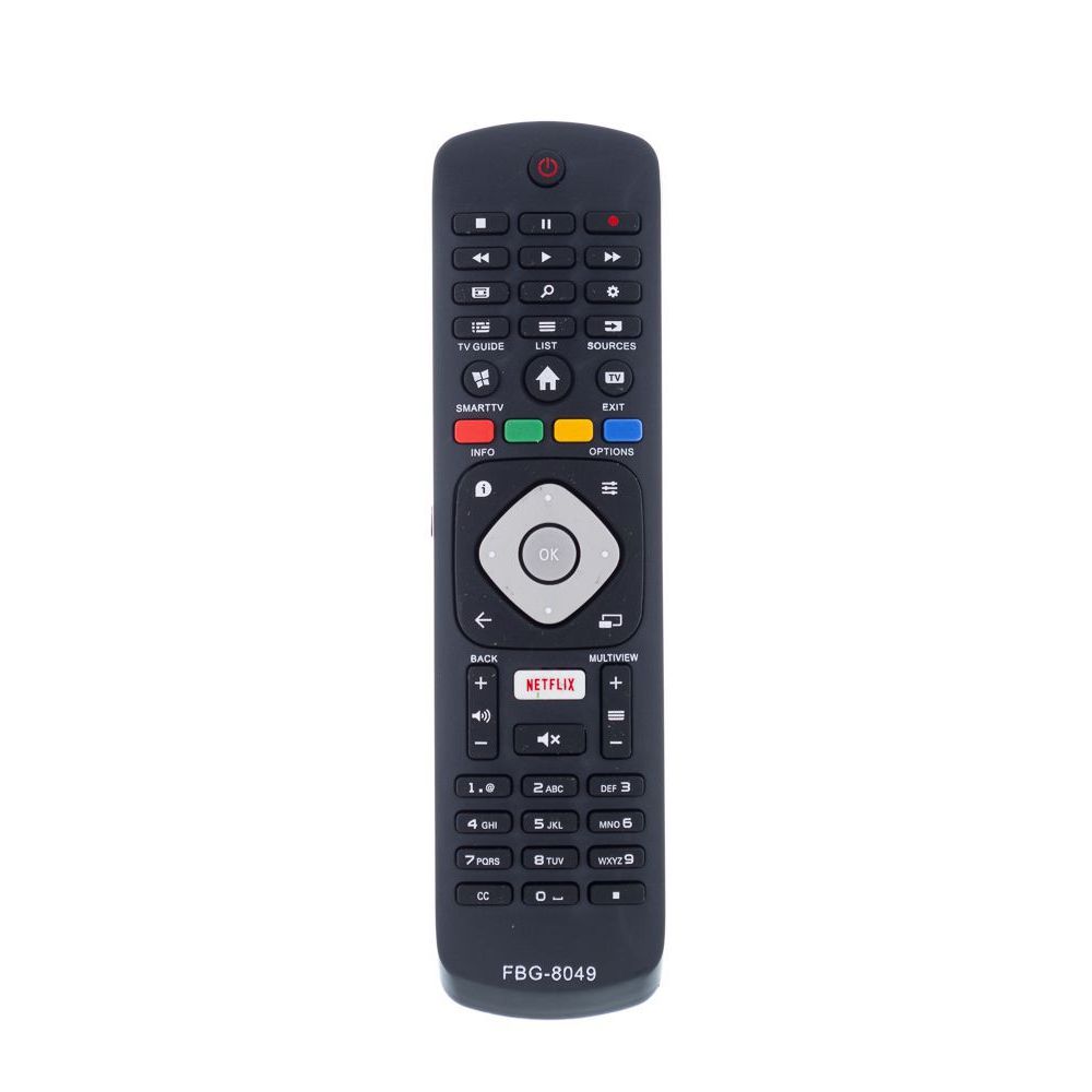 Controle Remoto compativel Para Smart TV Philips LED FBG8049 VCA8207