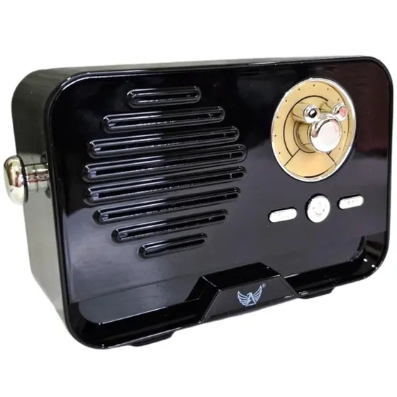 Mini Rádio Retrô Bluetooth Portátil – Modelo AD-8099 - Oriiente