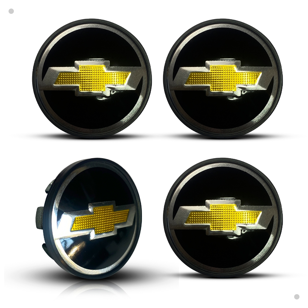 Kit 4 Calotinha Central Tampa Miolo de Roda Original GM Agile Astra Vectra Elite Montana Preto em Oferta na Shopee