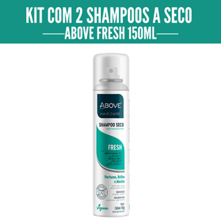 Kit Com 2 Shampoos A Seco Above Fresh 150ml em Oferta na Shopee