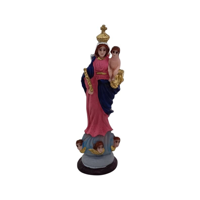 Imagem de Nossa Senhora D'Ajuda 10cm resina em Oferta na Shopee