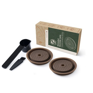 02 Tampas de Silicone Vertuo Cápsula Café Reutilizável Vertuolino Nespresso em Oferta na Shopee