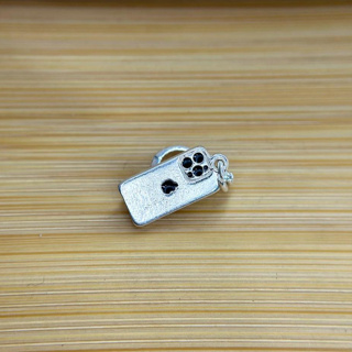 Berloque celular - Banhado a prata, com garantia em Oferta na Shopee