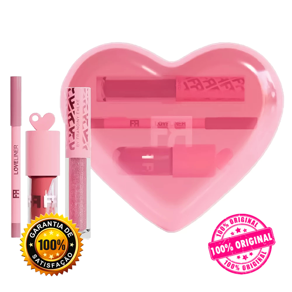 KIT FRAN LOVE KIT GLOSS LABIAL E LÁPIS LABIAL BY FRANCINY EHLKE