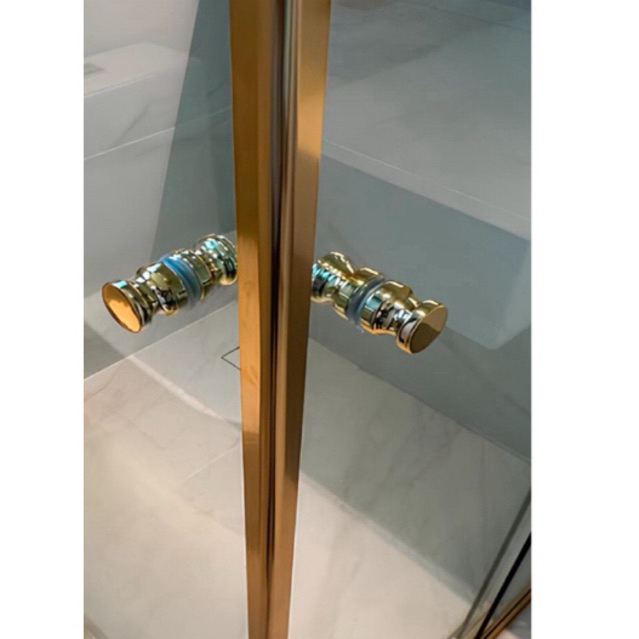 Puxador Box Banheiro – Dourado | Minimalista/ Montagem Fácil em Oferta na Shopee