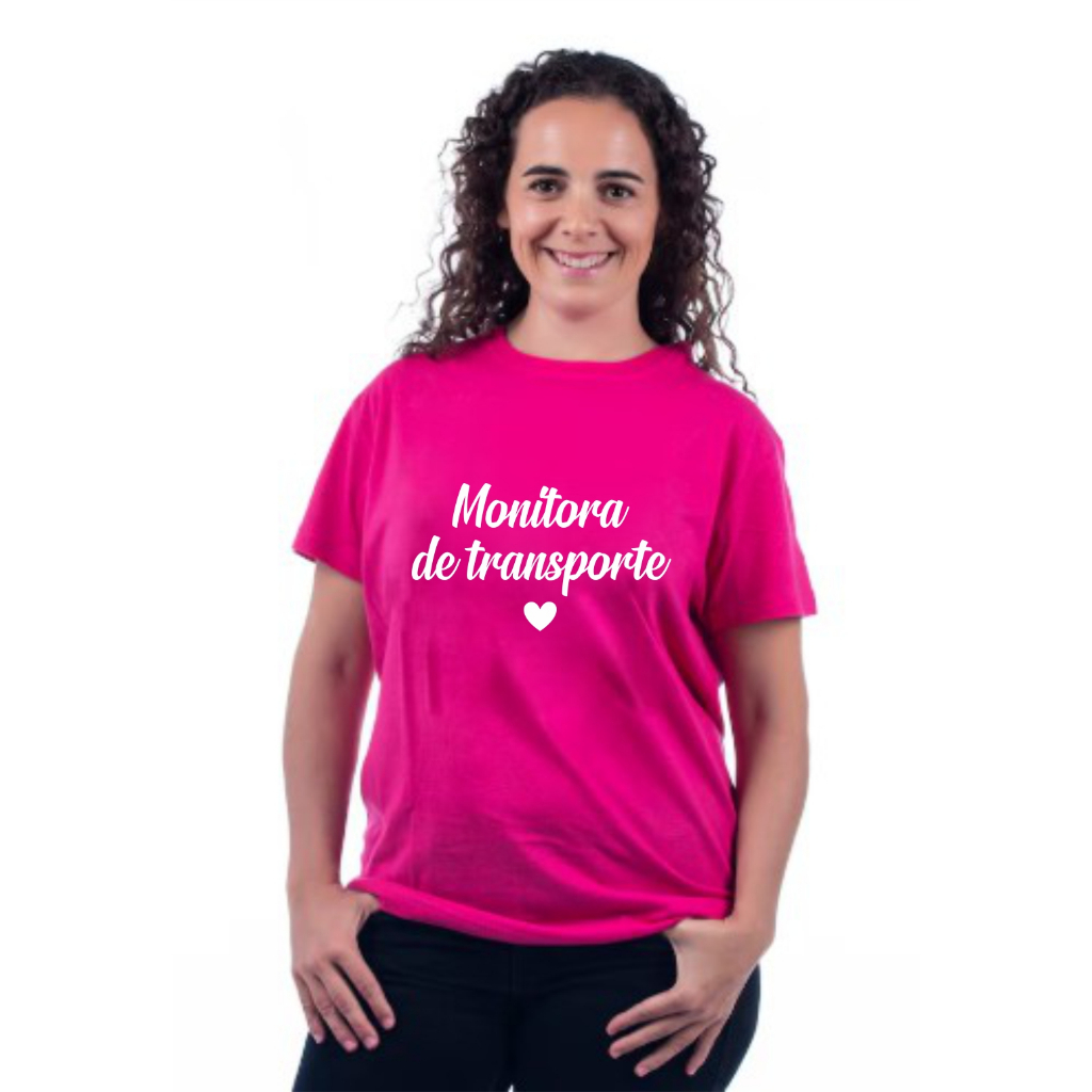 Camiseta Monitora de Transporte Cores
