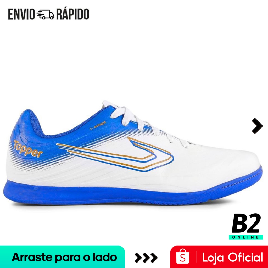 Chuteira Futsal Topper Forza III Unissex 100% Original Com Nota Fiscal e Garantia em Oferta na Shopee