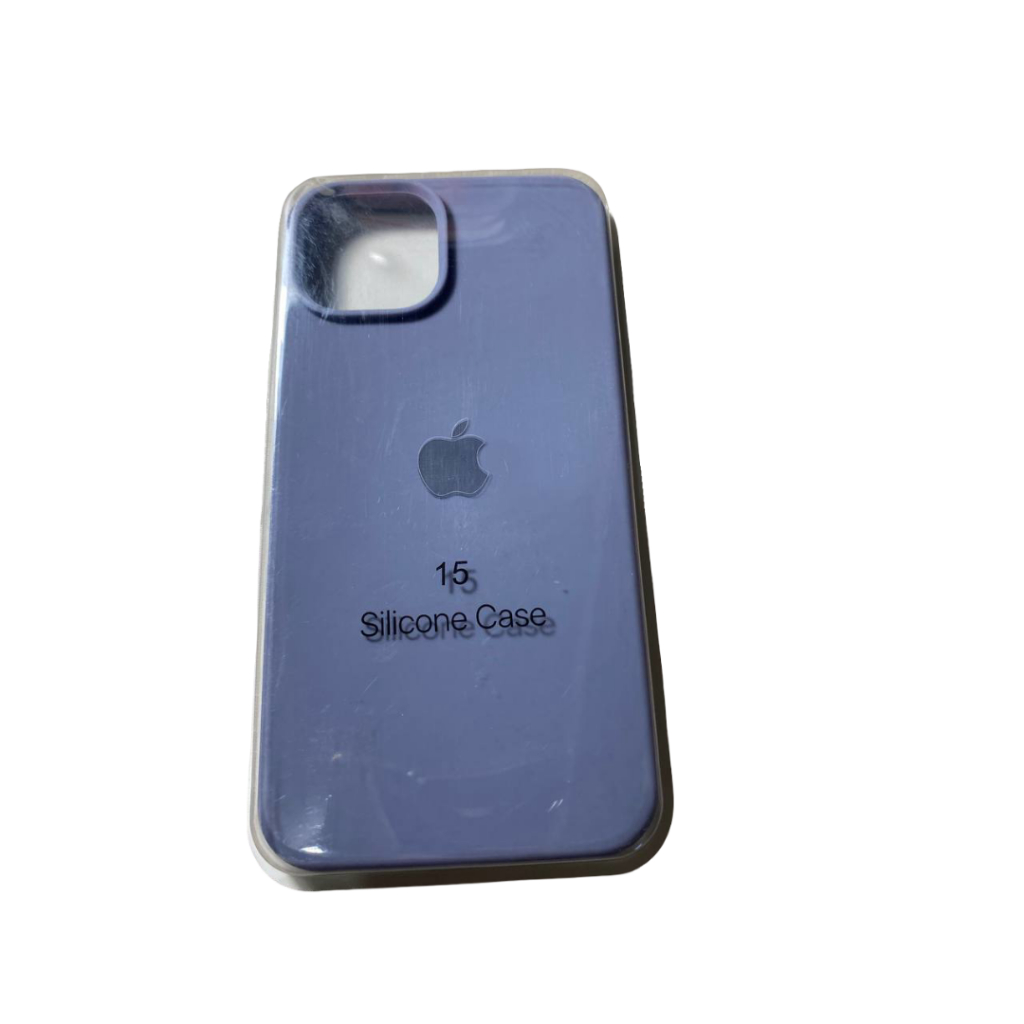 Capa Silicone Case Aveludada Iphone 15 Cores: Roxa, Cinza Claro, Vermelho, Azul Claro, Branca e Verde Escuro
