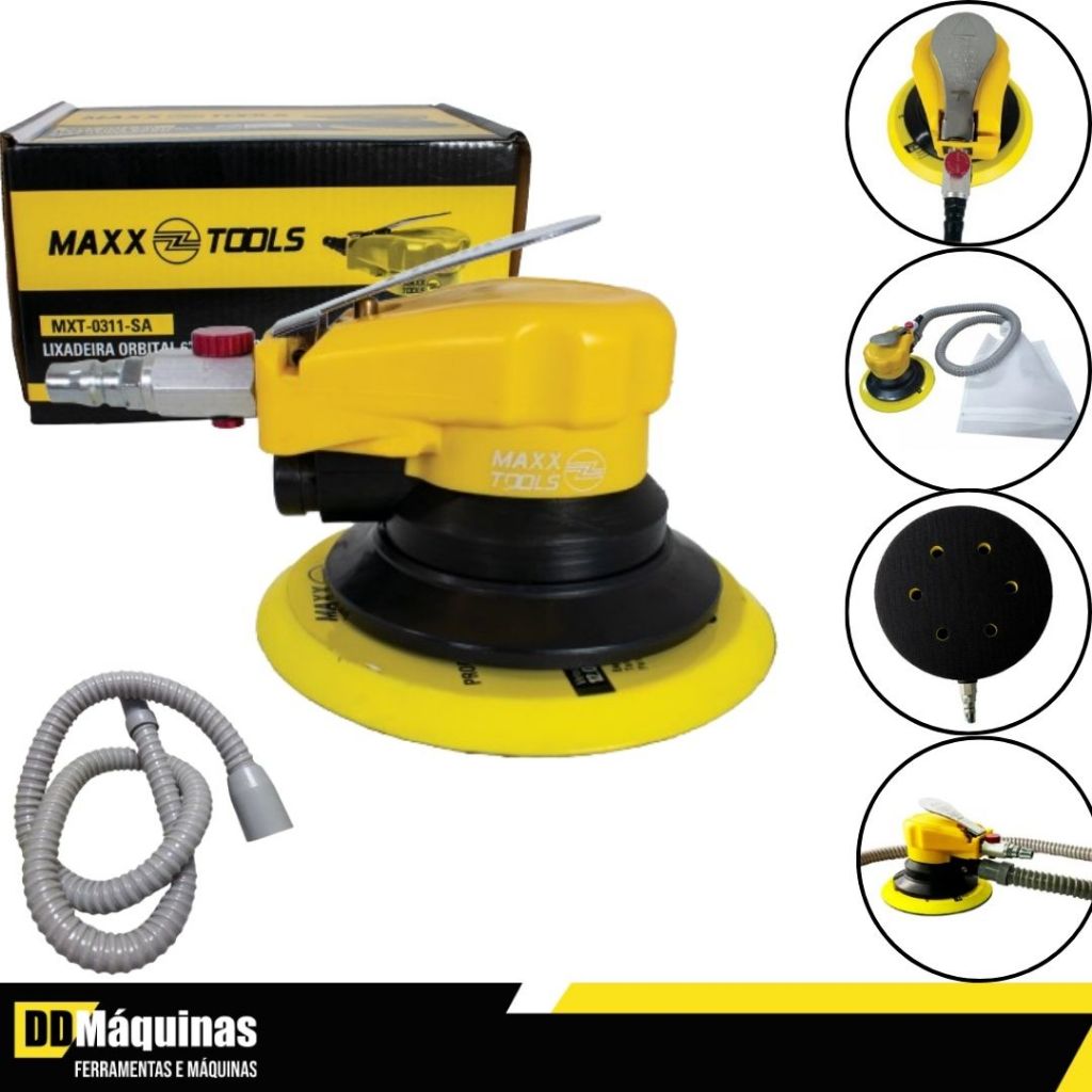 Lixadeira Orbital  6 pol "  com Aspiração MXT-0311 - Sigma em Oferta na Shopee