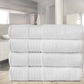 Kit 4 Toalhas Banhão Grossa Para Hotel+pousada+spa - Nobre
