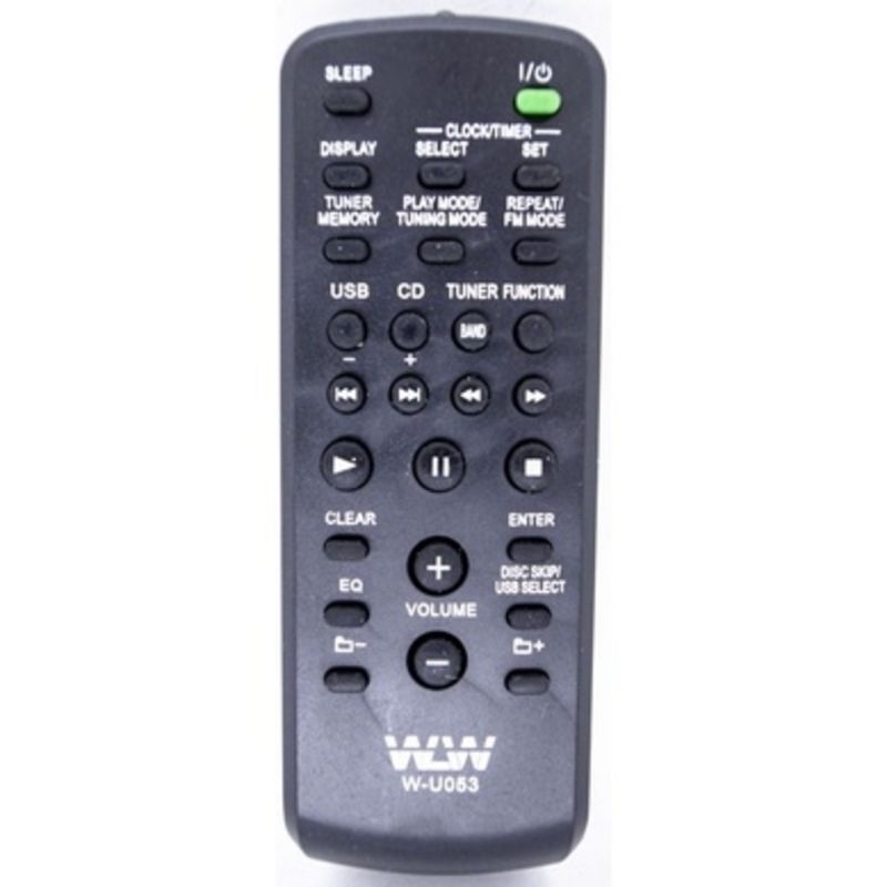 Controle Remoto de Aparelho de Som Sony Micro System Áudio W-u053 ,100% Compatível Som Sony