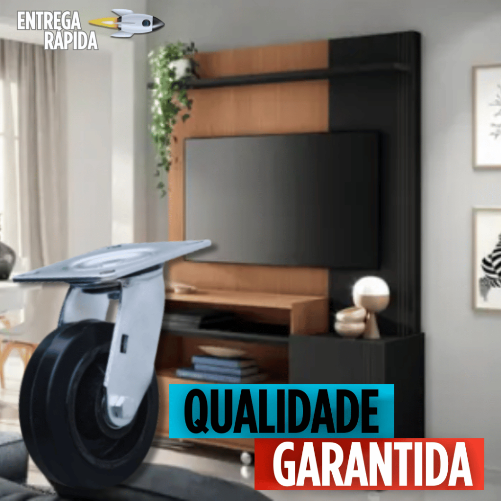 Kit 12/8/4 Rodinhas Giratórias Para Móveis Estantes Bancadas Carrinhos Rodízio Roda 32 mm 1.4