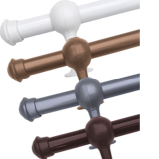 Kit Com Varão de Madeira Decorativo Para Cortina 2,00 Metros 19mm Com Kit De Ponteira + Suporte em Oferta na Shopee