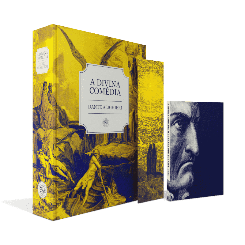 box - a divina comédia (livro + livreto) - clube de literatura clássica - novo e lacrado - Kxlv002-09