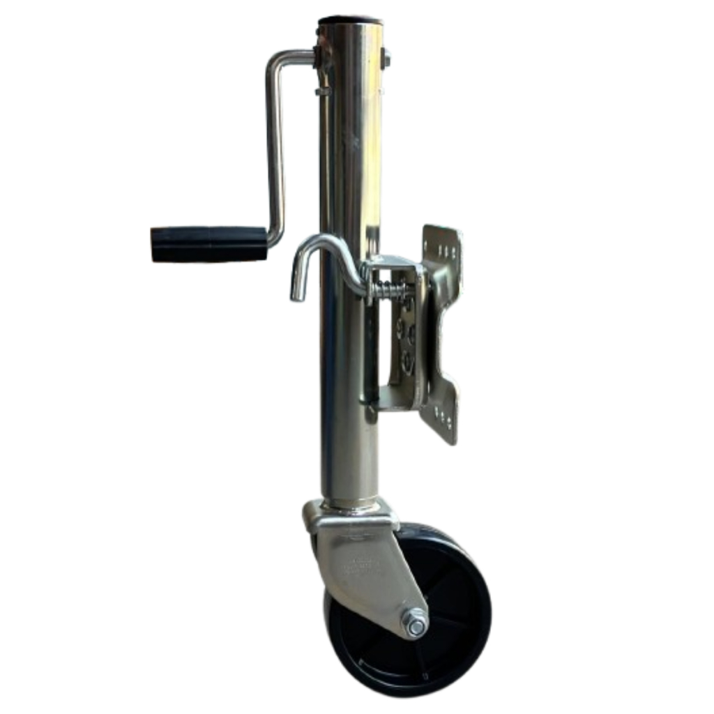 Pedestal pé rodizio roda maluca terceira roda para reboque carretinha lancha trailer jet barco 700kg