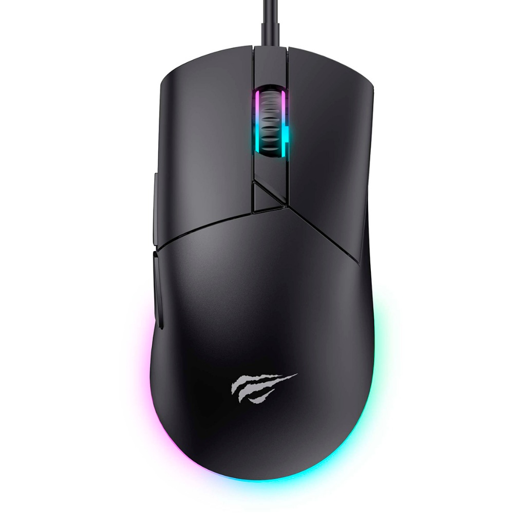 Mouse Gamer Havit MS1038 8000 DPI 7 Botões RGB Preto em Oferta na Shopee