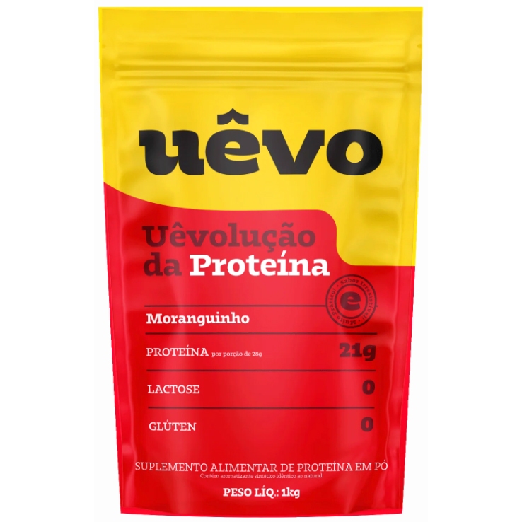 Uêvo Albumina Pura - 1kg - Natural e Sabores - Uêvo (Naturovos) em Oferta na Shopee