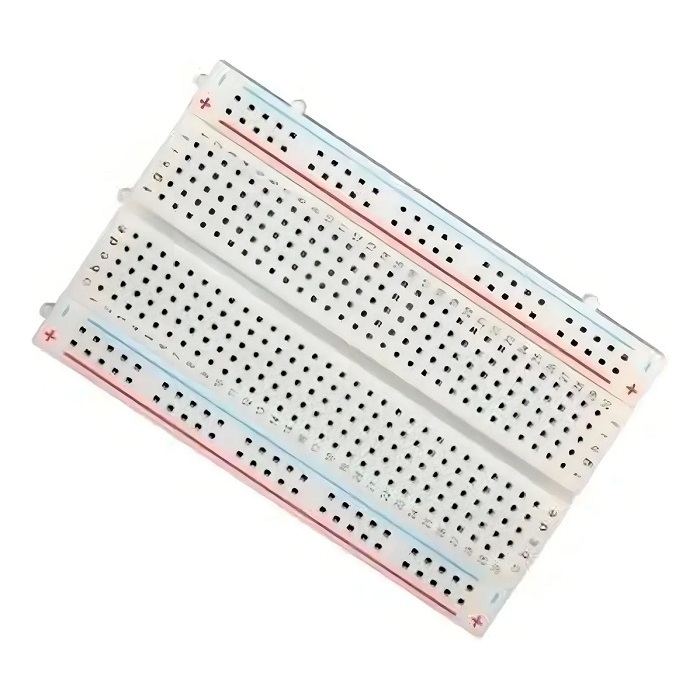 Protoboard 400 pontos placa de prototipagem componentes eletronicos uso geral