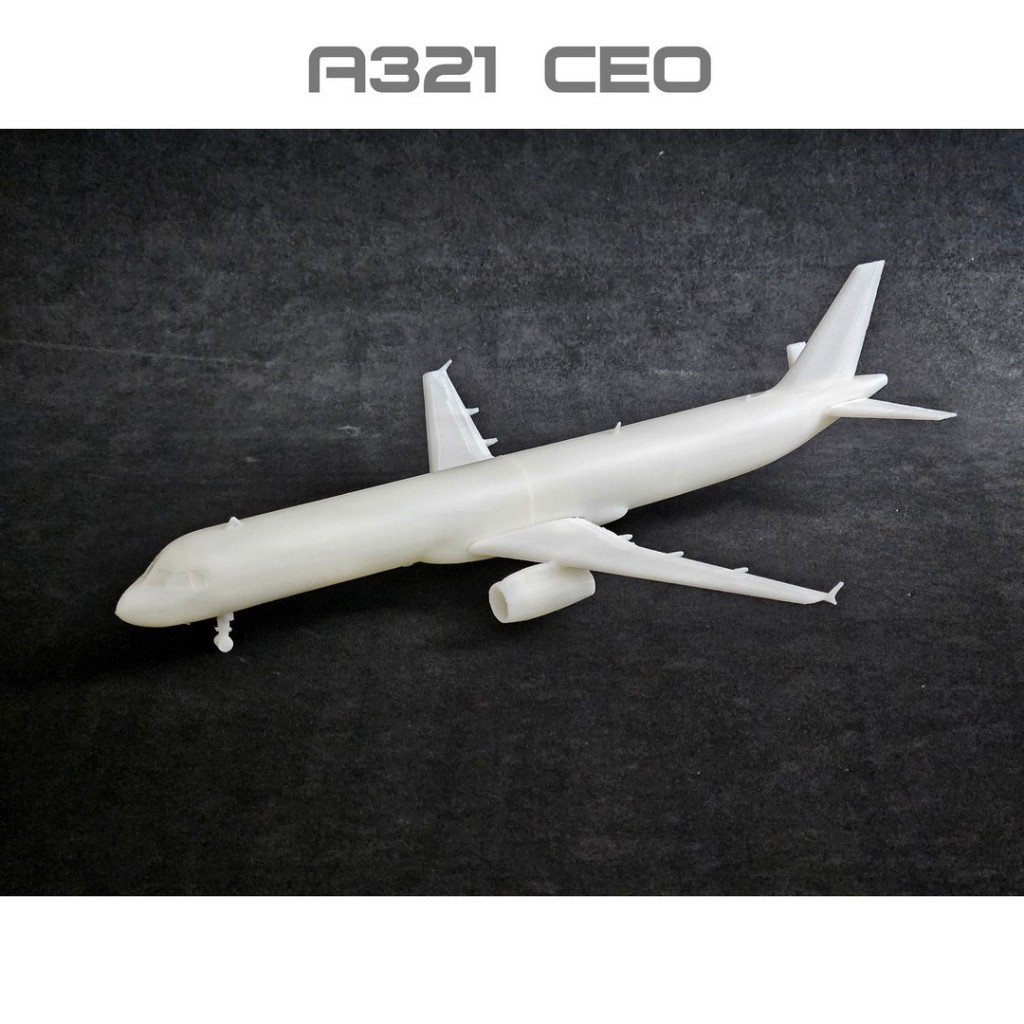 Avião Airbus A321 CEO Maquete Escala 1:144 1:100 1:200 Plastimodelo