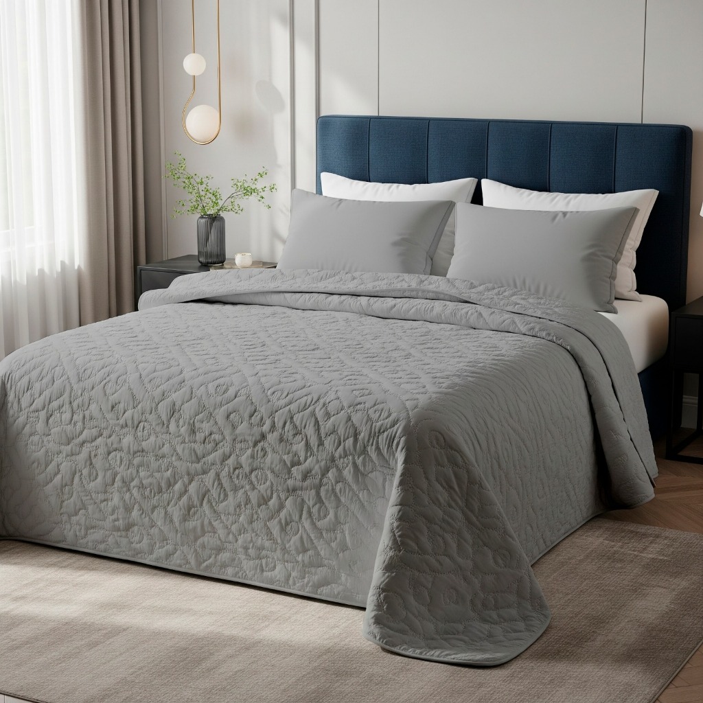 Cobre Leito 3 Peças Casal Queen King e Solteiro Matelado Ultrassonico