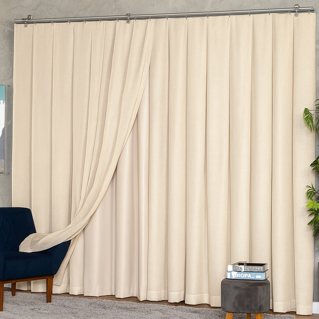 Cortina de Trilho Blackout e Voil: Onde Comprar | BuscaProdutos