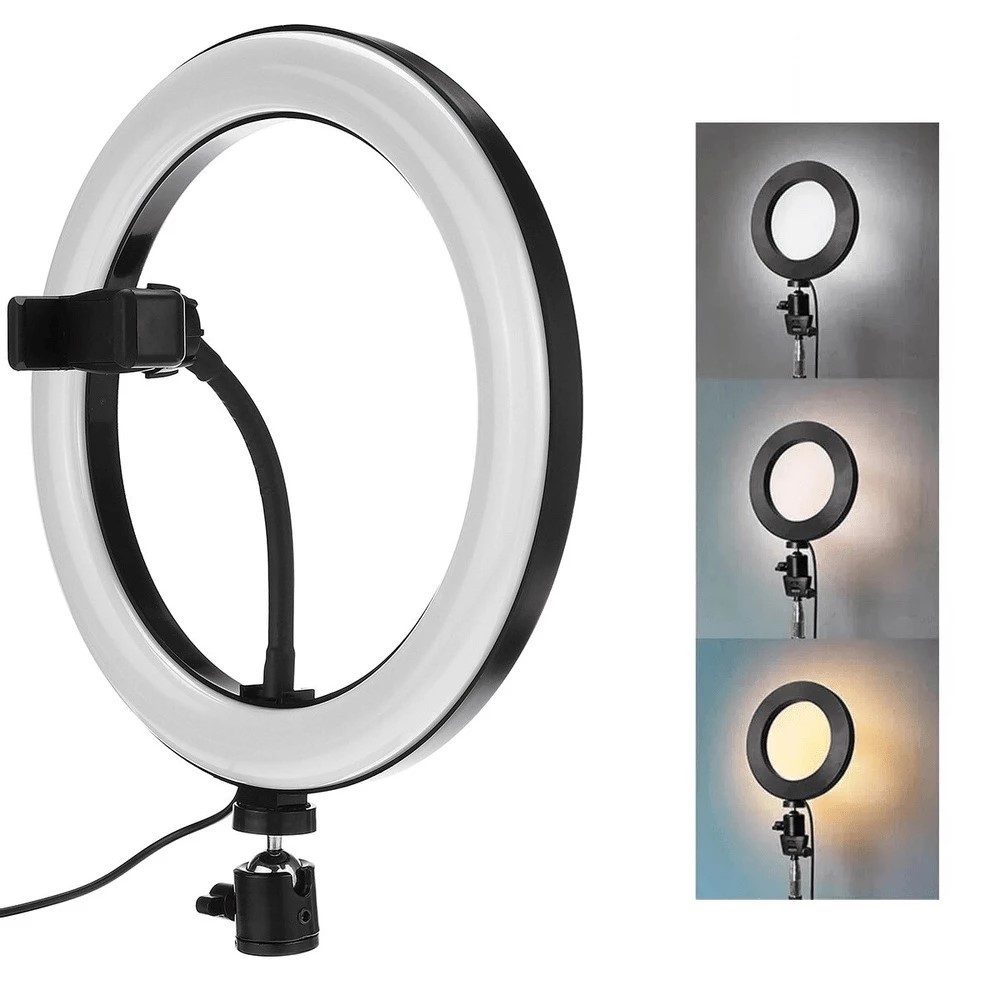 Ring Light Iluminador LED Luzes Potente Selfies Filmes Studio
