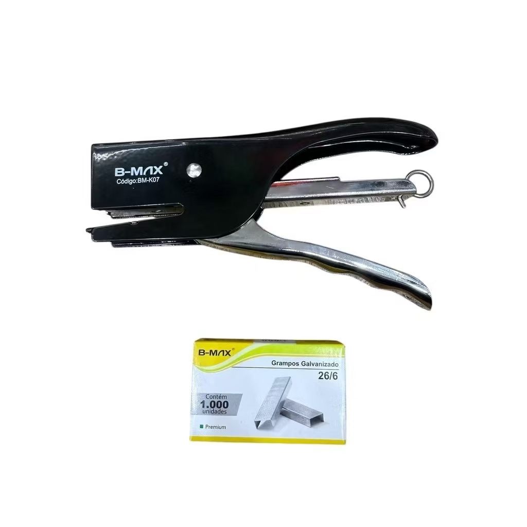 Grampeador de Mão Alicate Grampeador de Papel 25 Páginas 26/6 Grampos Profissional-B-07 em Oferta na Shopee