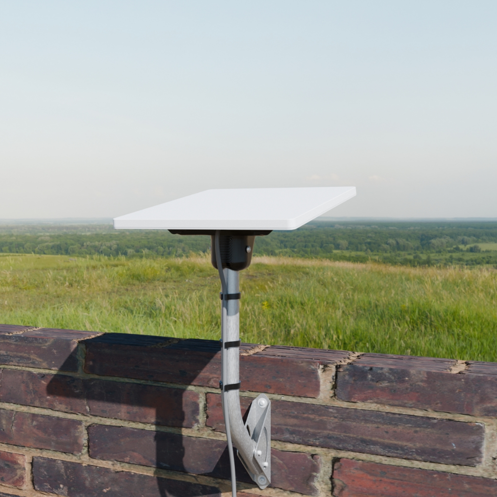 Suporte Externo Articulado de Parede Laje Telhado Compatível com Antena Starlink 4ª Geração Mini