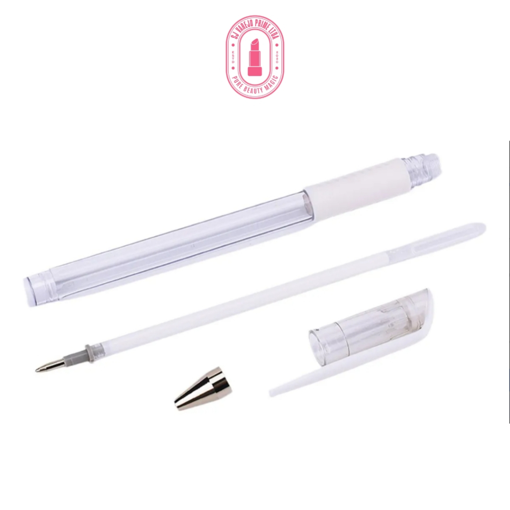 Kit Caneta + 2 Refis em Gel para Microblading Marcação de Sobrancelhas